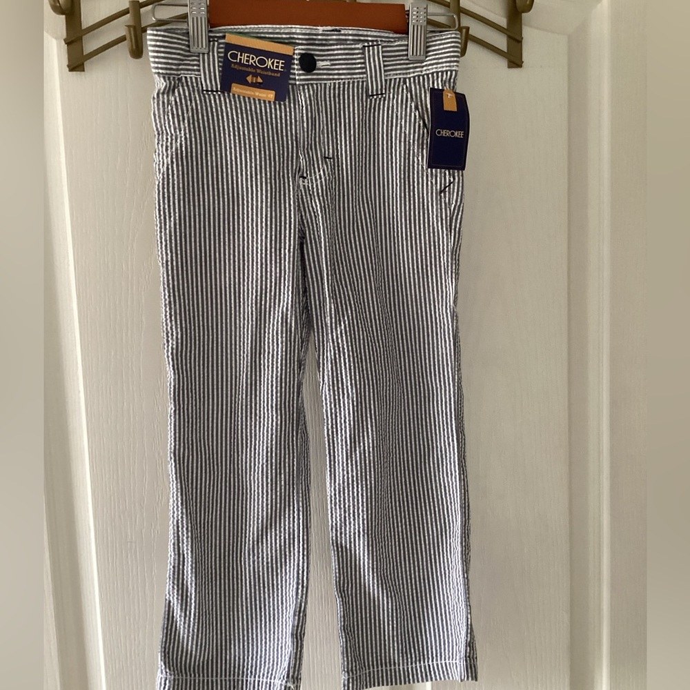 Cherokee Adjustment Waistband Seersucker Pant size 4T